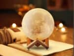 Veilleuse LED décorative en forme de lune