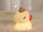 Veilleuse LED rechargeable en forme de licorne