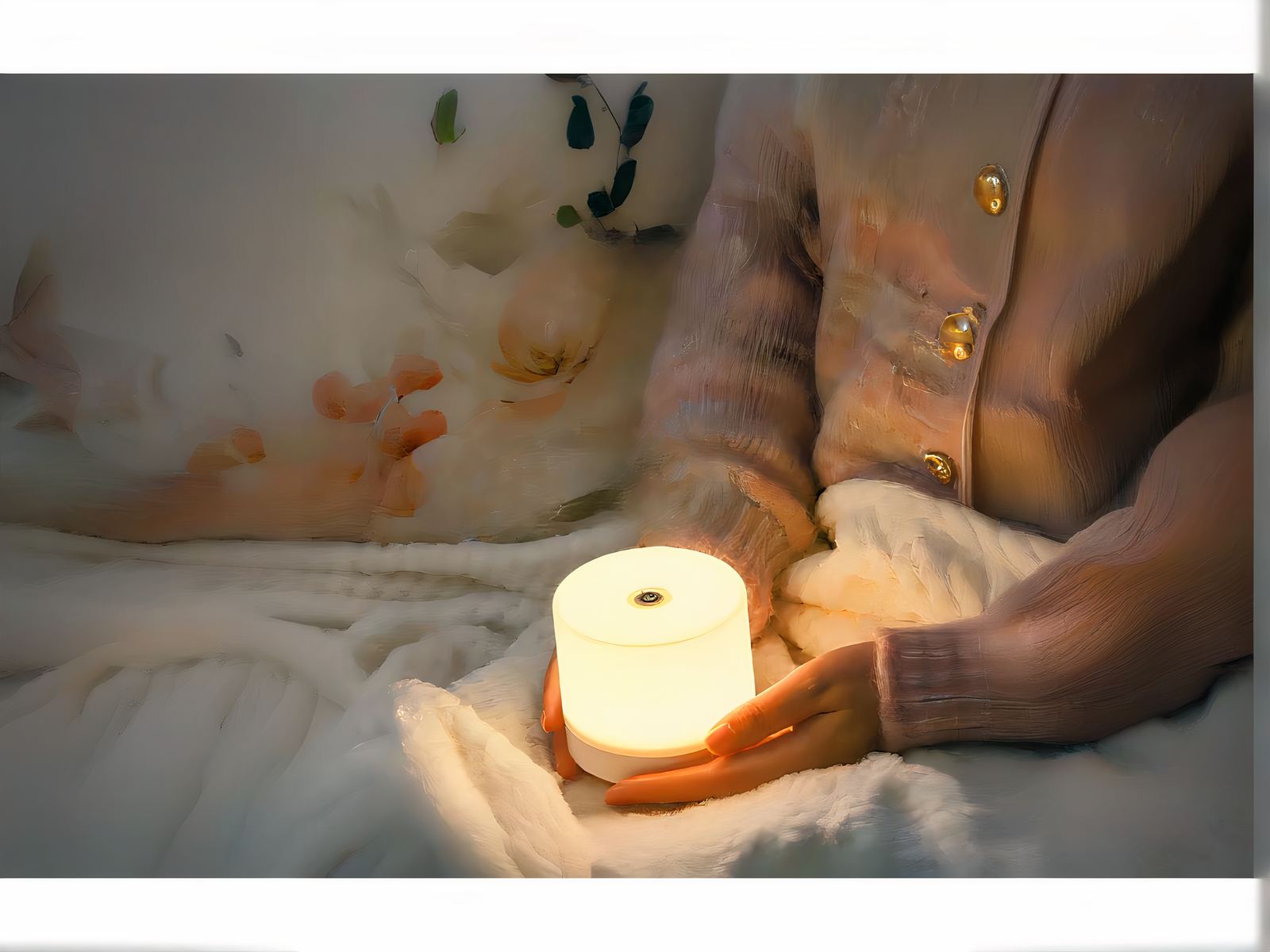 Lampe LED rechargeable à lumière douce