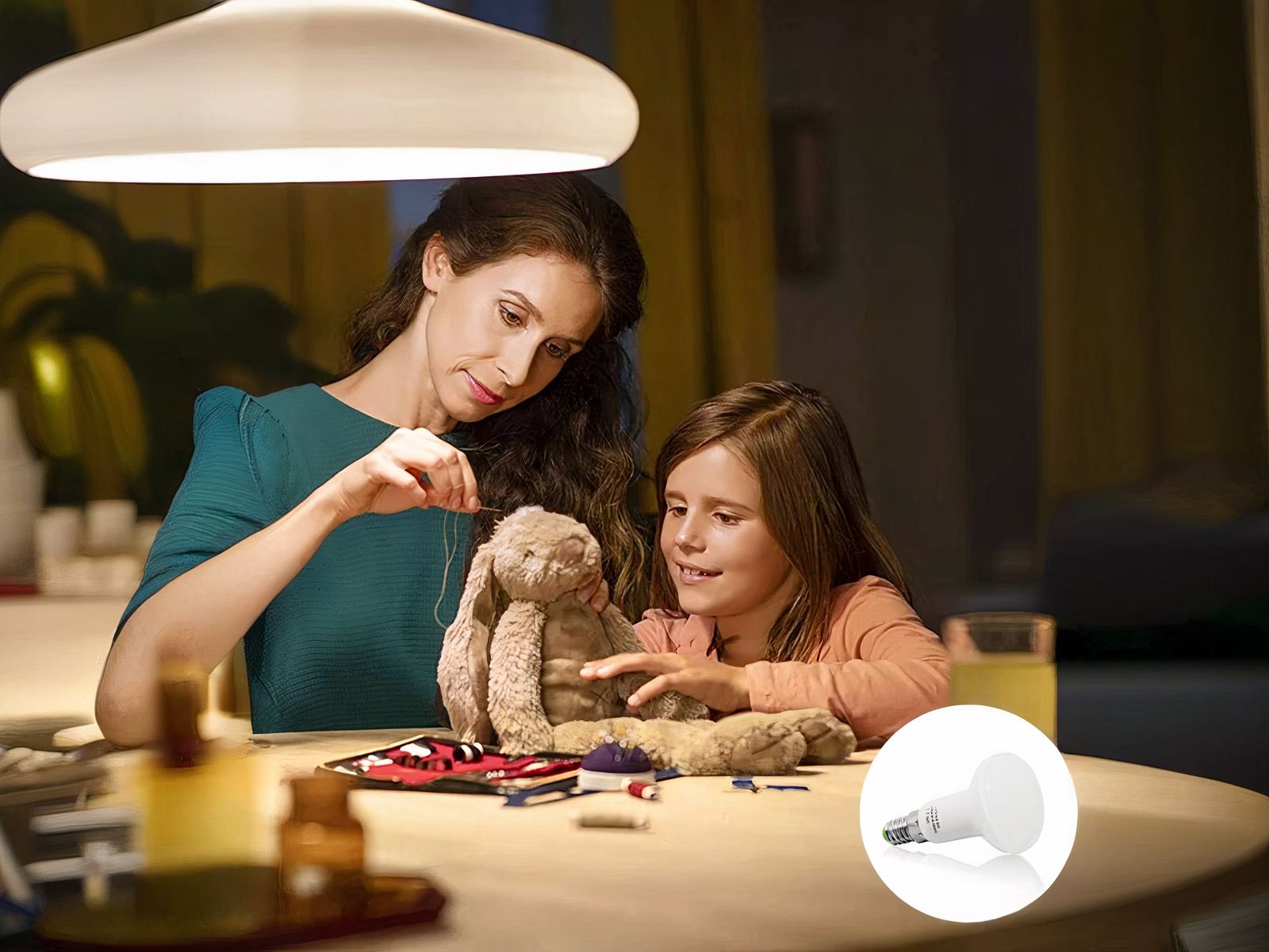 Ampoule LED E14 lumière blanche 9W