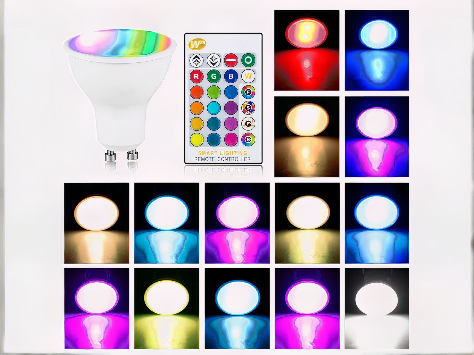 Ampoule LED GU10 à couleurs variables