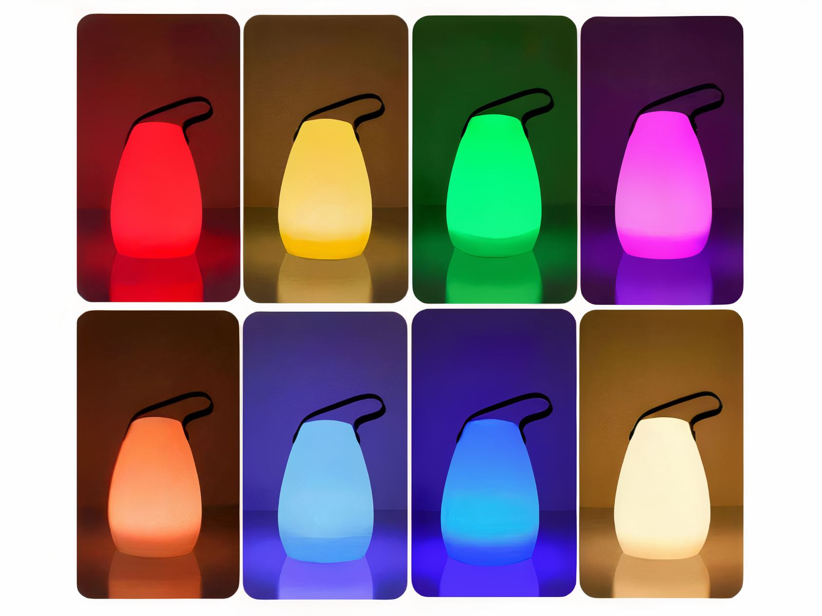 Lampe LED rechargeable télécommandée style lanterne Lampe LED rechargeable télécommandée style lanterne – Image 2