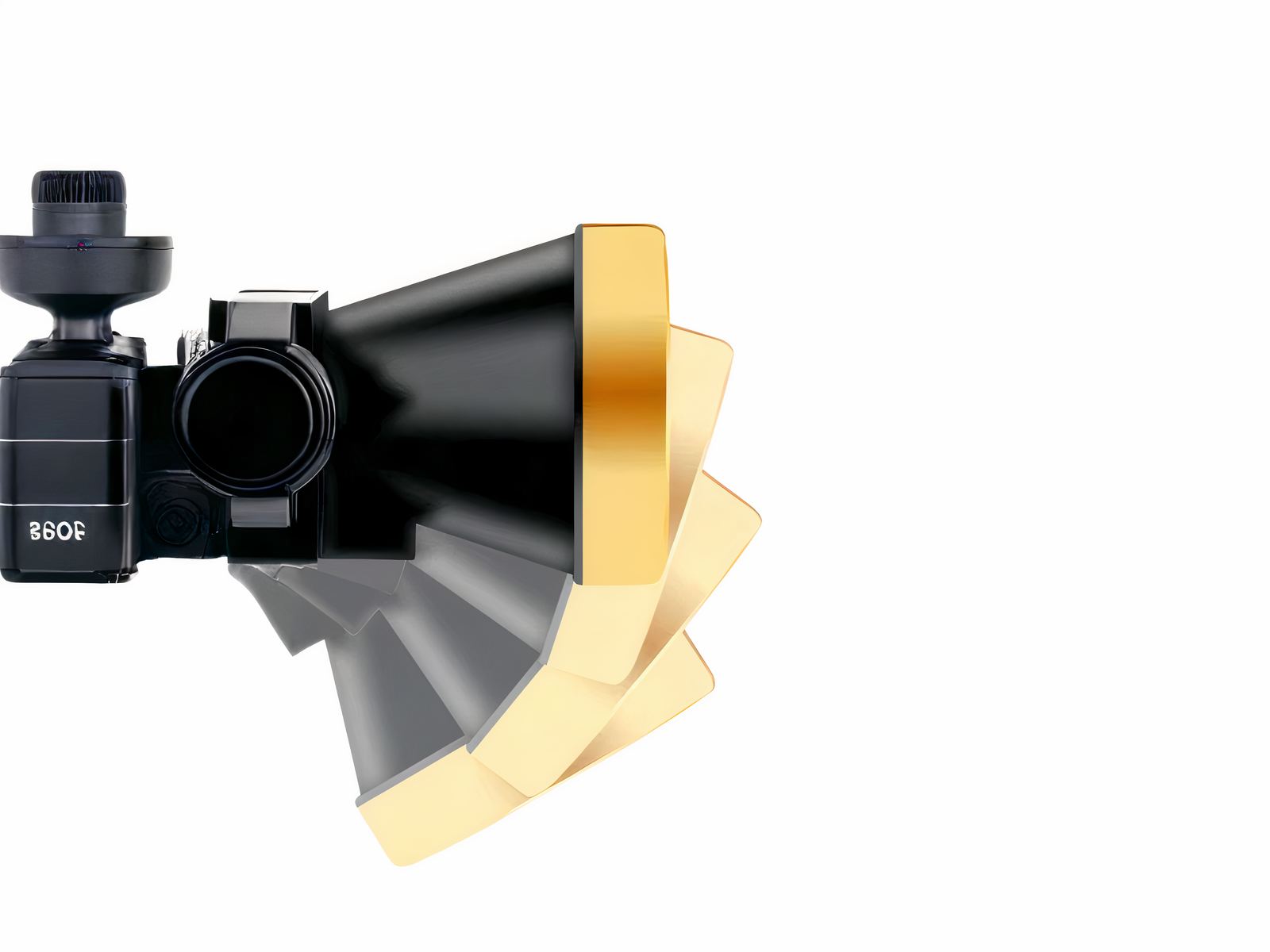 Lampe frontale LED durable et résistante