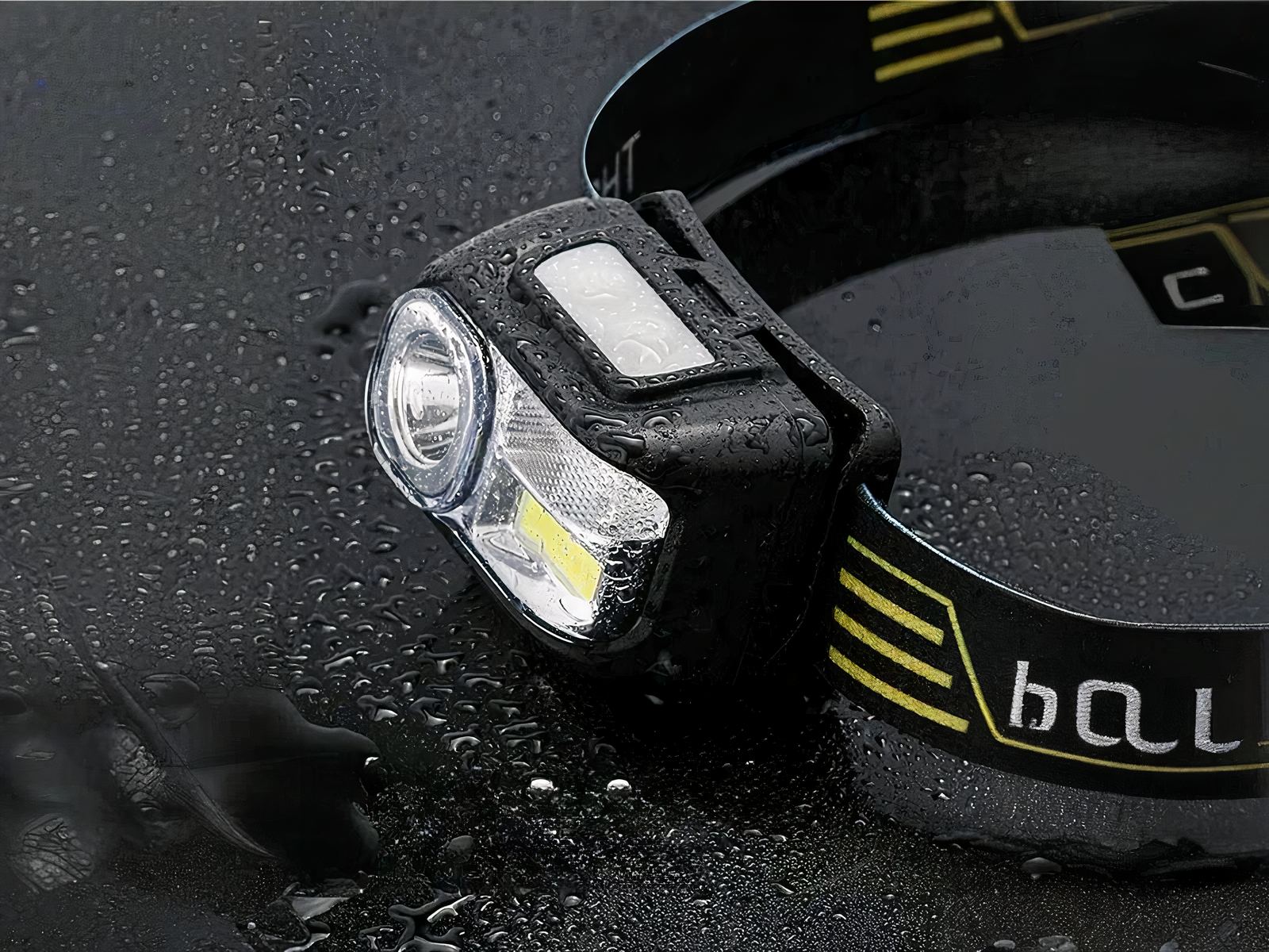 Lampe frontale LED flexible à luminosité réglable