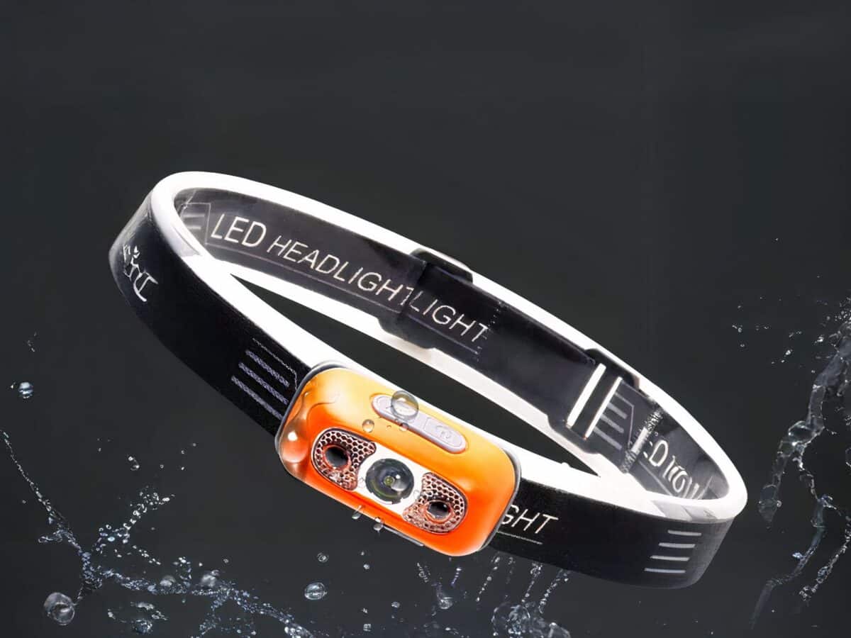 Lampe frontale LED légère et confortable