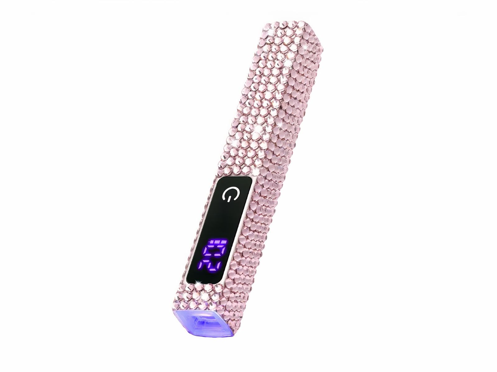 Lampe LED ongle UV mini strass roses avec écran