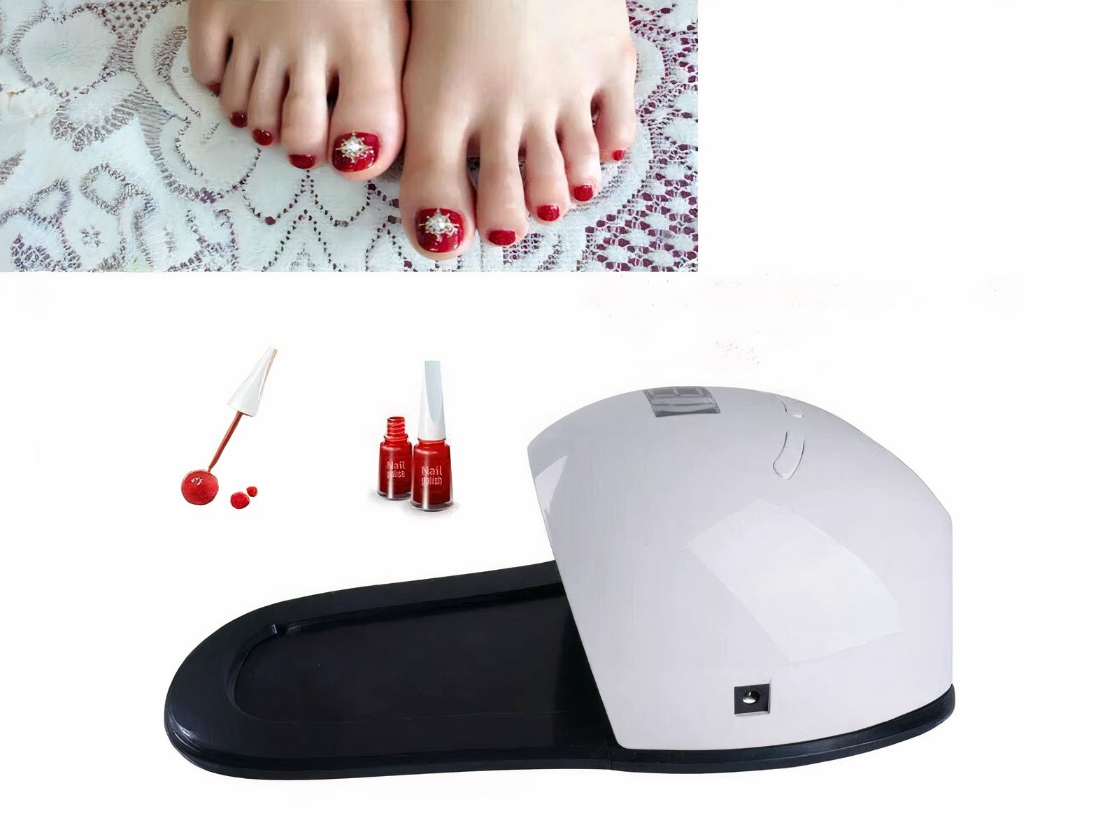 Lampe LED ongle UV pour pieds et mains