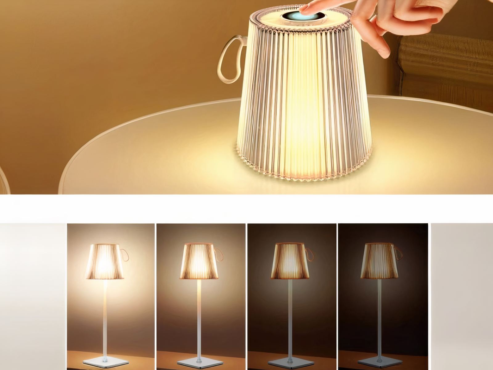 Lampe LED rechargeable à intensité réglable