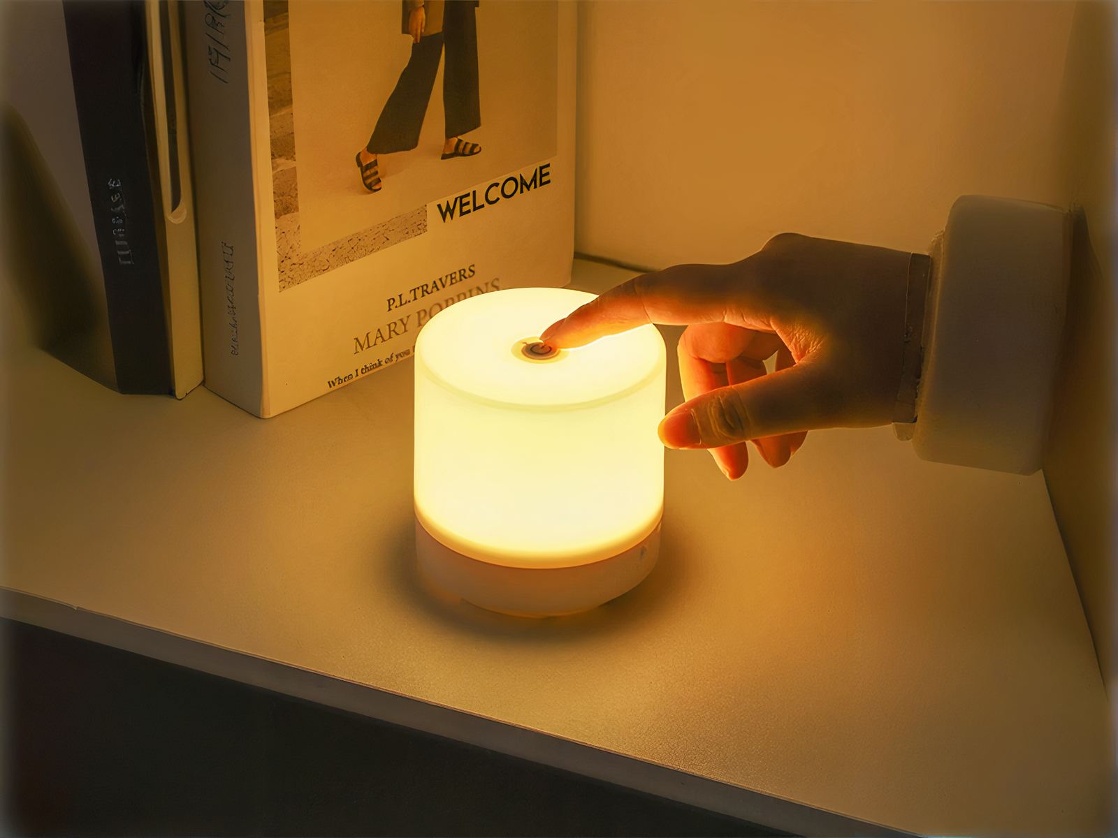 Lampe LED rechargeable à lumière douce