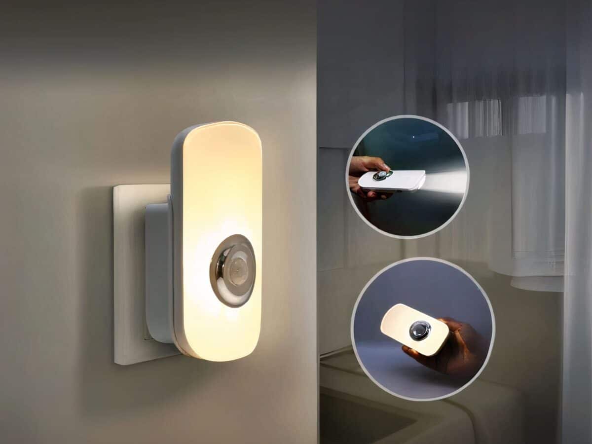 Lampe LED rechargeable design avec détecteur