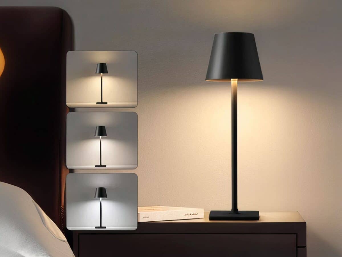 Lampe LED rechargeable style lampe de table moderne