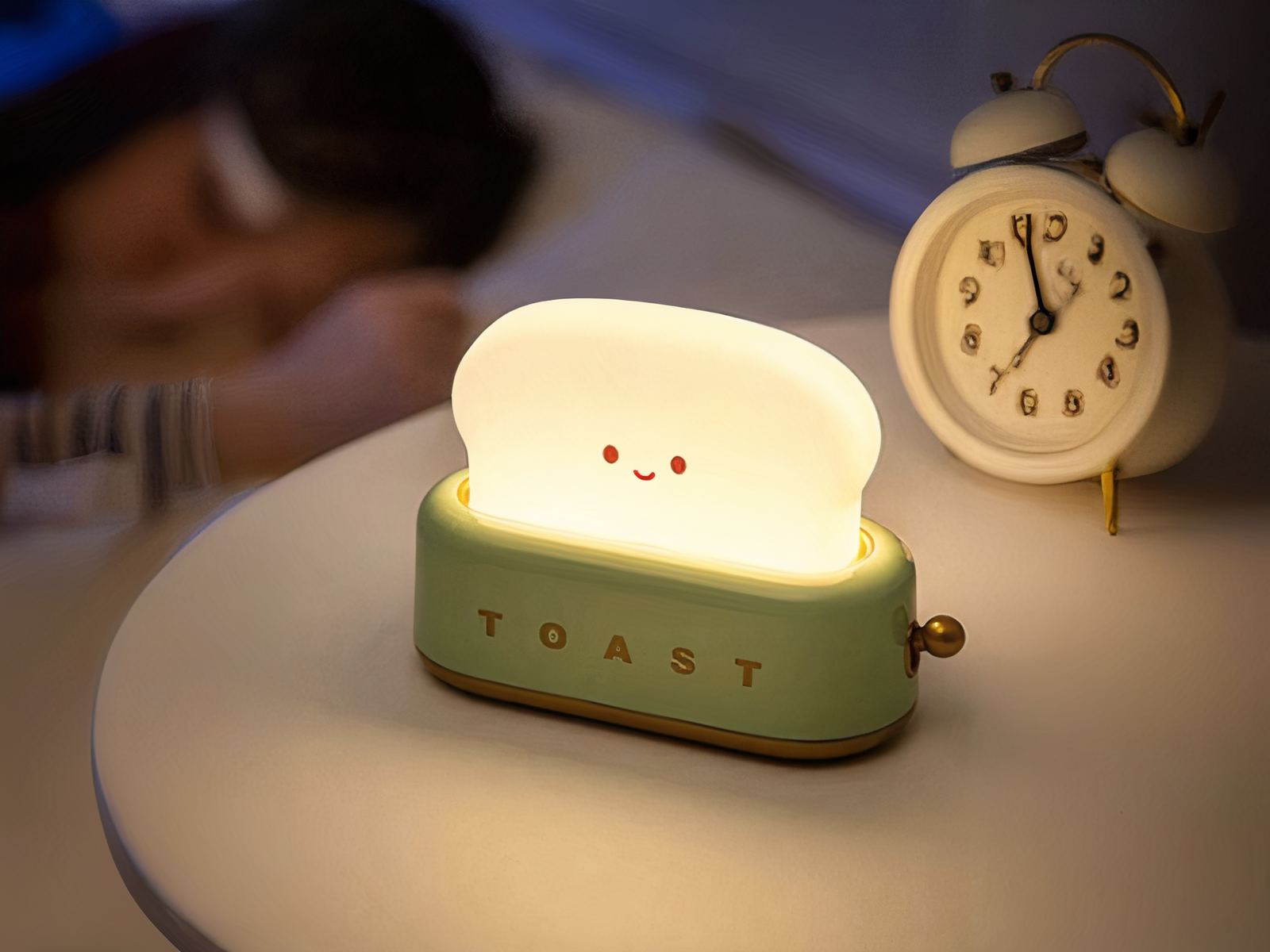 Lampe LED sans fil amusante style grille-pain