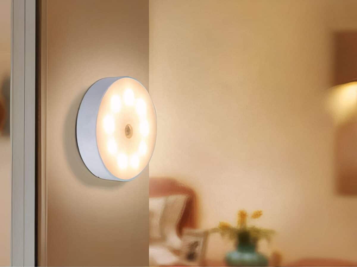 Lampe LED sans fil avec détecteur de mouvement