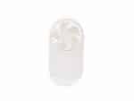 Lampe LED sans fil compacte avec ventilateur sur fond blanc