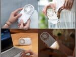 Lampe LED sans fil compacte avec ventilateur