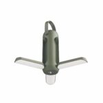 Lampe LED sans fil dépliable avec poignée sur fond blanc