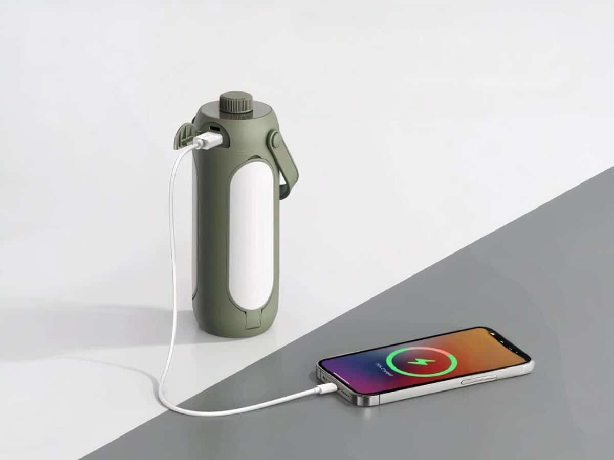 Lampe LED sans fil dépliable avec poignée