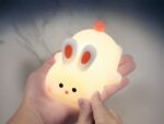 Lampe LED sans fil et rechargeable style lapin