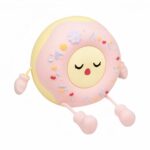 Lampe LED sans fil style veilleuse donut Lampe LED sans fil style veilleuse donut sur fond blanc