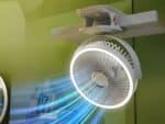 Lampe LED sans fil style ventilateur lumineux