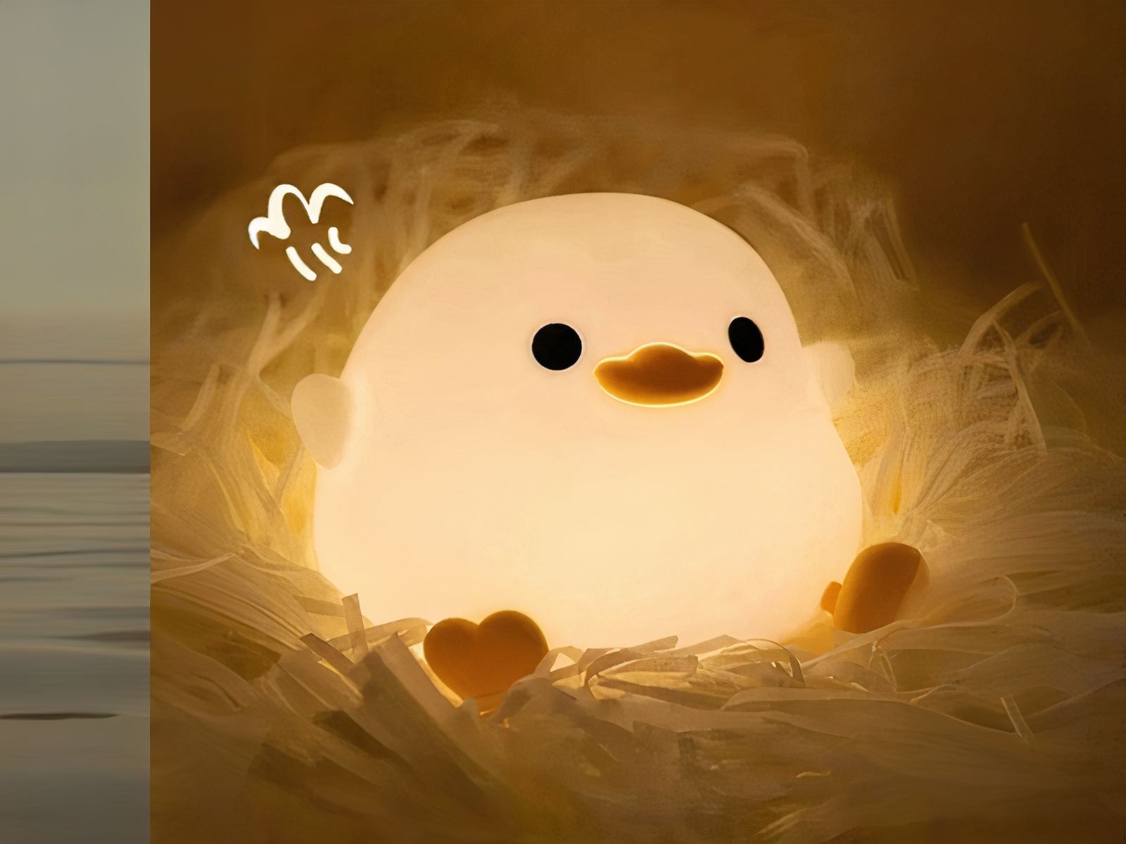 Lampe LED sans fil tactile en forme de canard