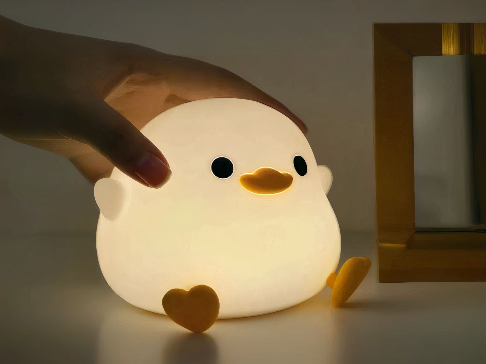 Lampe LED sans fil tactile en forme de canard