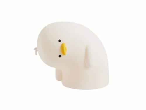 Lampe LED sans fil veilleuse canard amusant sur fond blanc