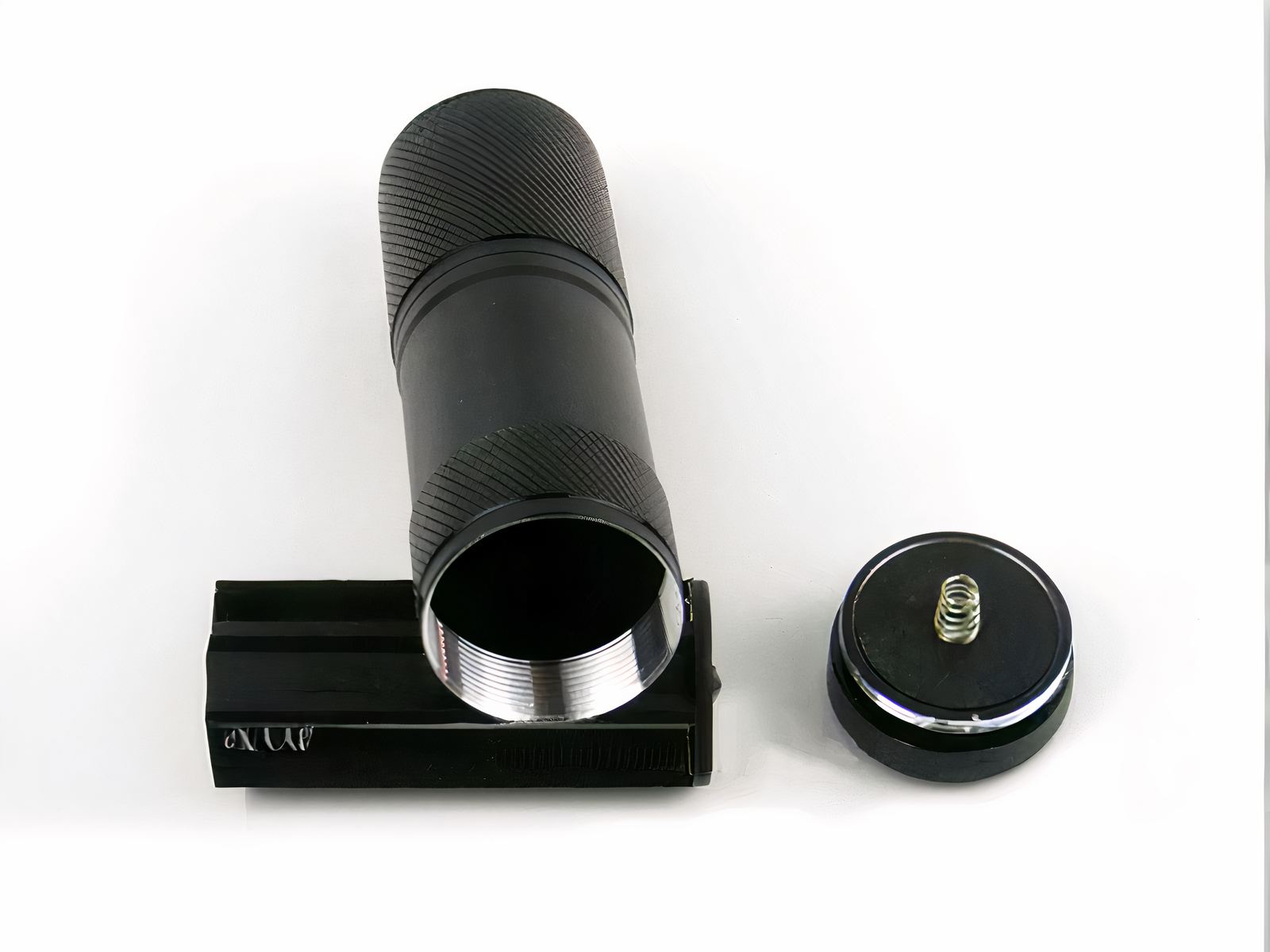 Lampe UV LED en aluminium noir style lampe de poche