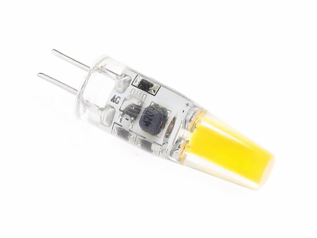 Lot 20 ampoules LED G4 Ampoule LED G4 sur fond blanc.