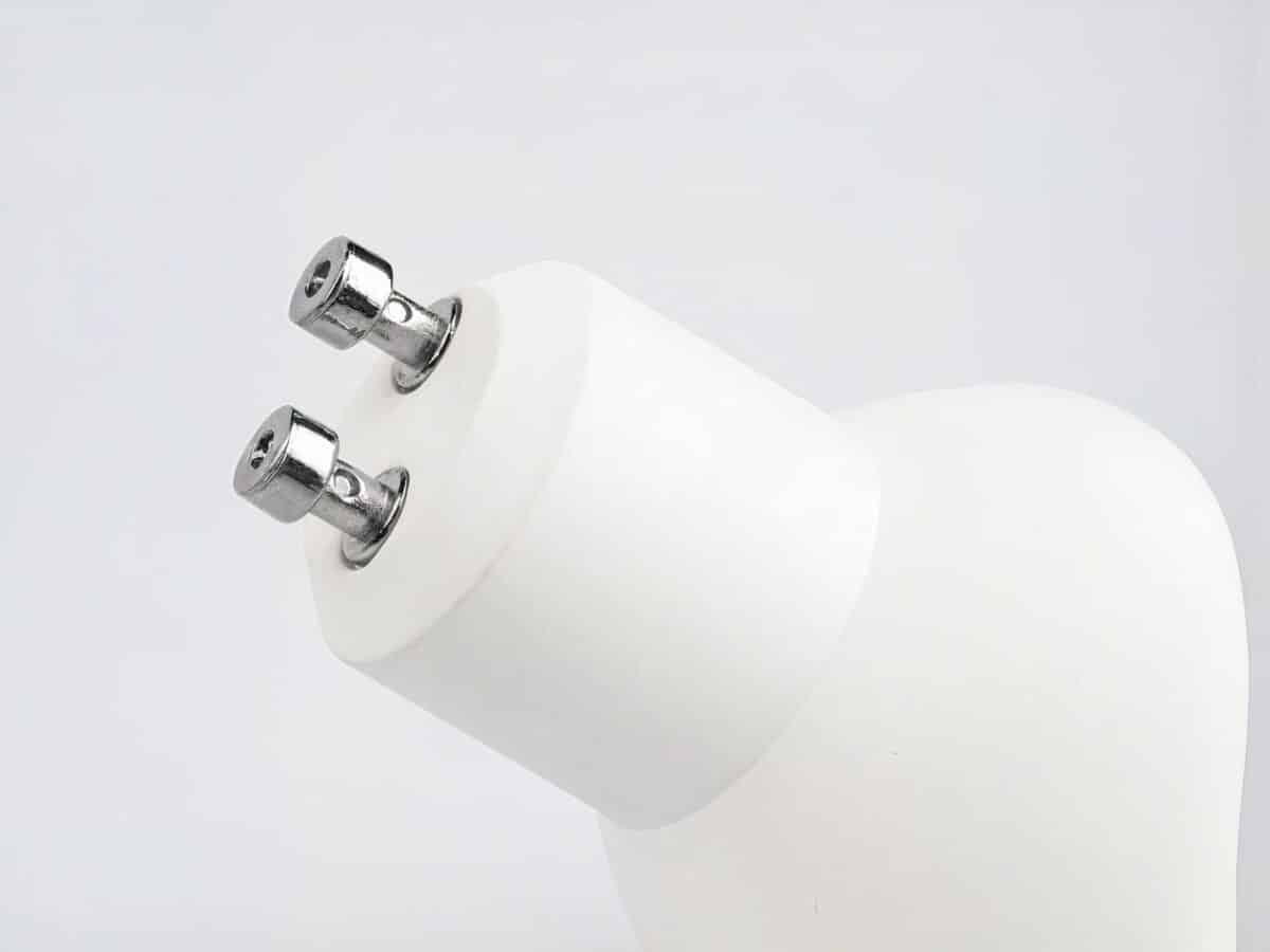 Lot de cinq ampoules LED GU10 à large angle d'éclairage