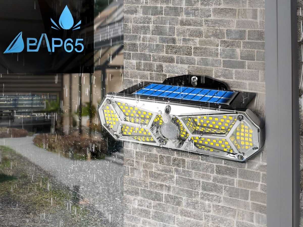 Lot de deux projecteurs extérieur LED avec détecteur précis à haute luminosité