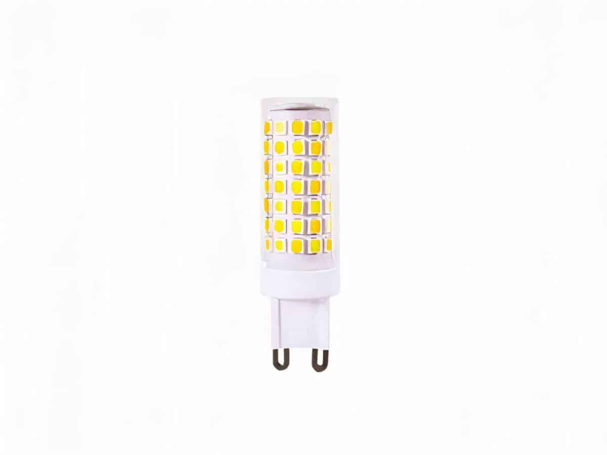 Lot de dix ampoules LED G9 lumière chaude