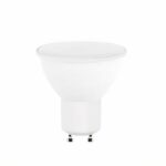 Lot de dix ampoules LED GU10 à installation rapide Lot de dix ampoules LED GU10 à installation rapide sur fond blanc