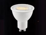 Lot de trois ampoules LED GU10 à tête ronde
