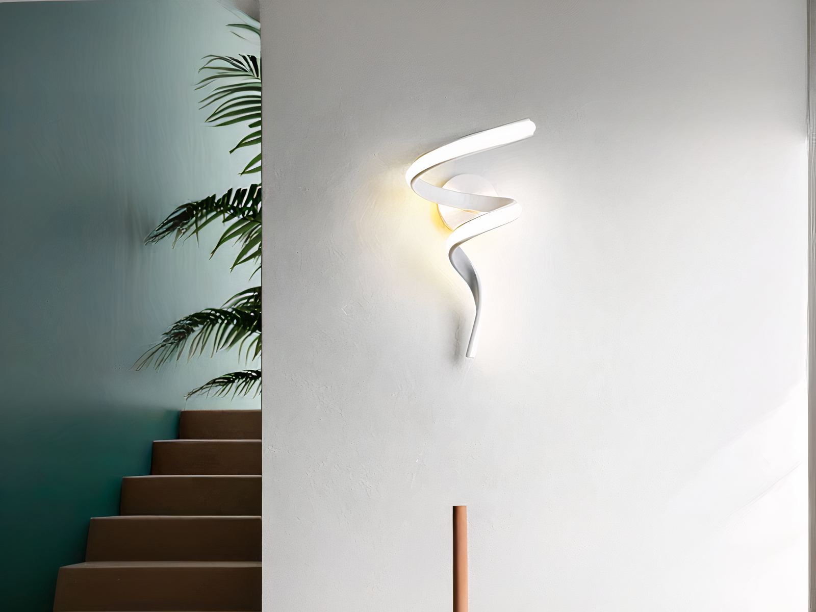 Luminaire LED mural blanc chic et élégant