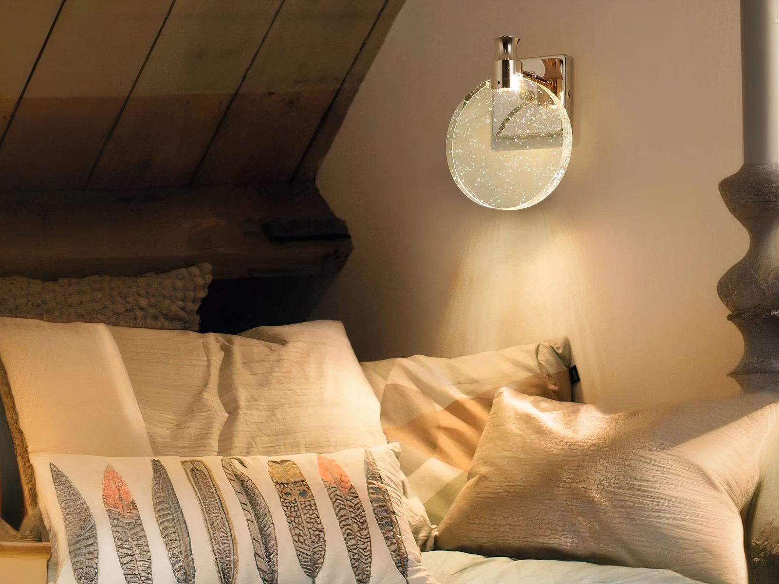 Luminaire LED mural chic et raffiné