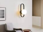 Luminaire LED mural moderne en acier durable