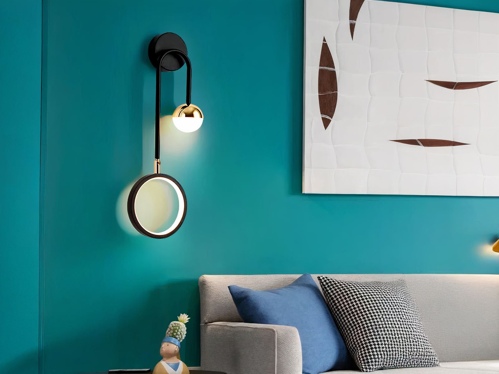 Luminaire LED mural moderne et décoratif