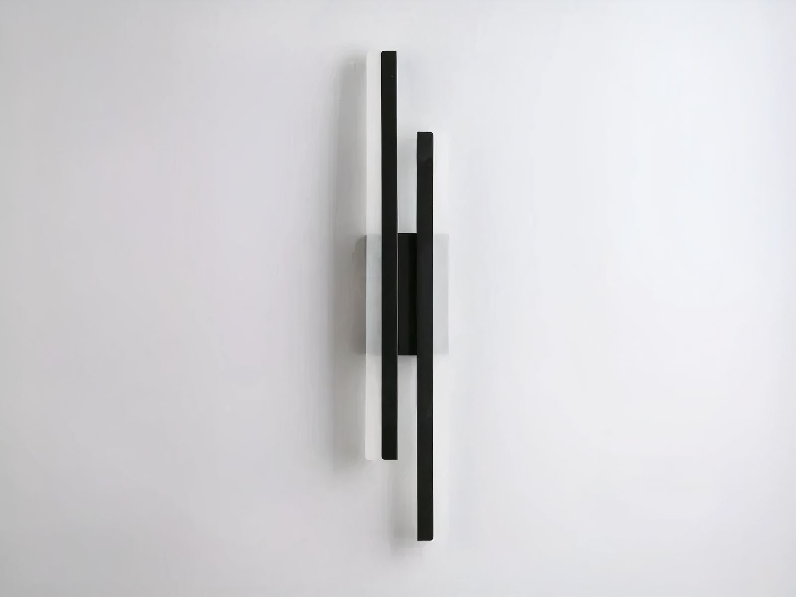 Luminaire LED mural noir décorative et minimaliste