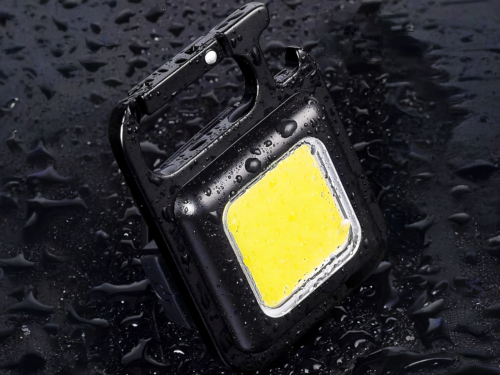 Mini lampe LED multifonctionnelle pour porte clés