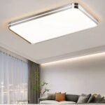 Panneau LED design élégant et rectangulaire argenté Panneau LED design élégant et rectangulaire argenté