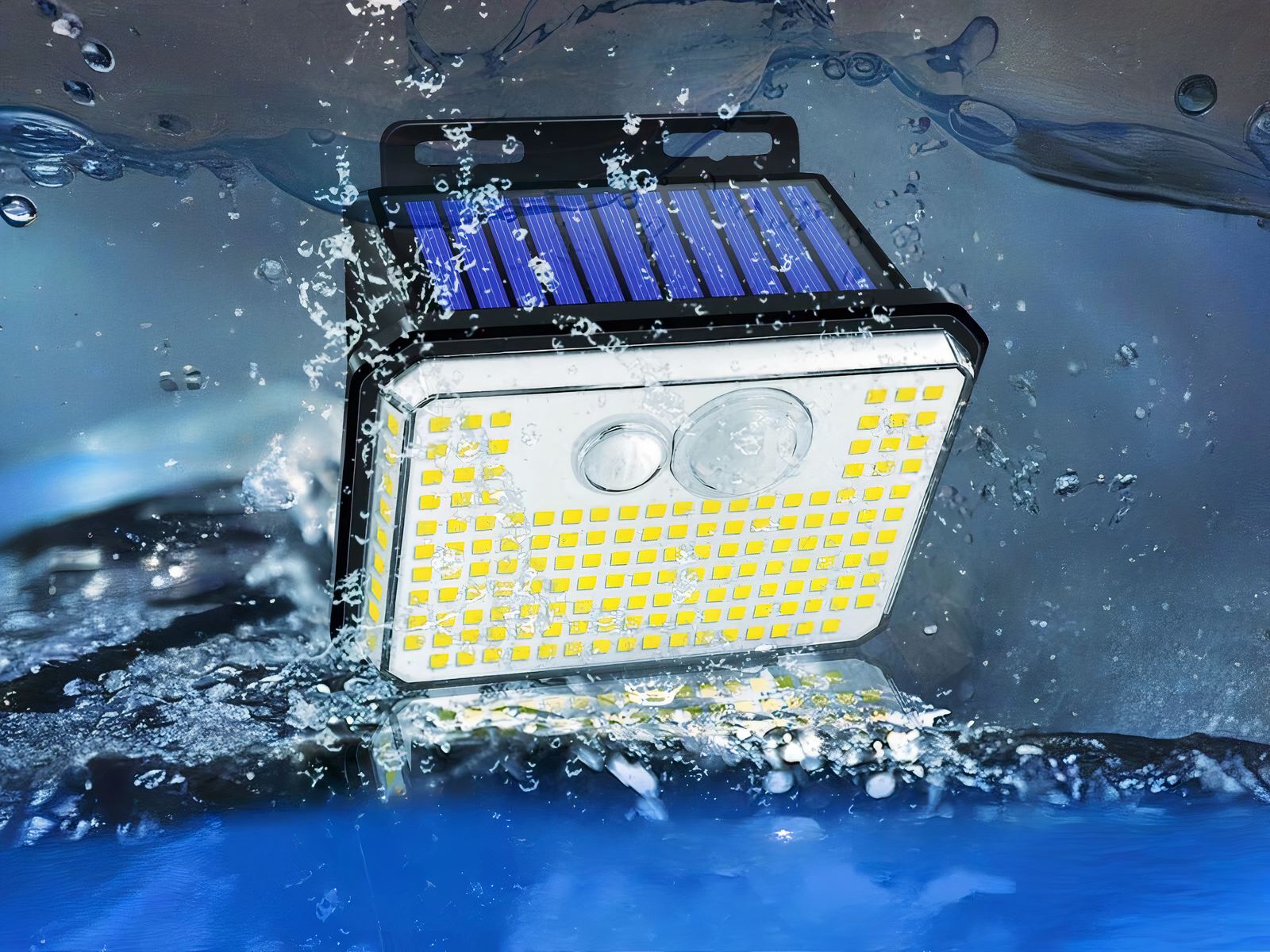 Projecteur extérieur LED avec détecteur de mouvement à lumière réglable