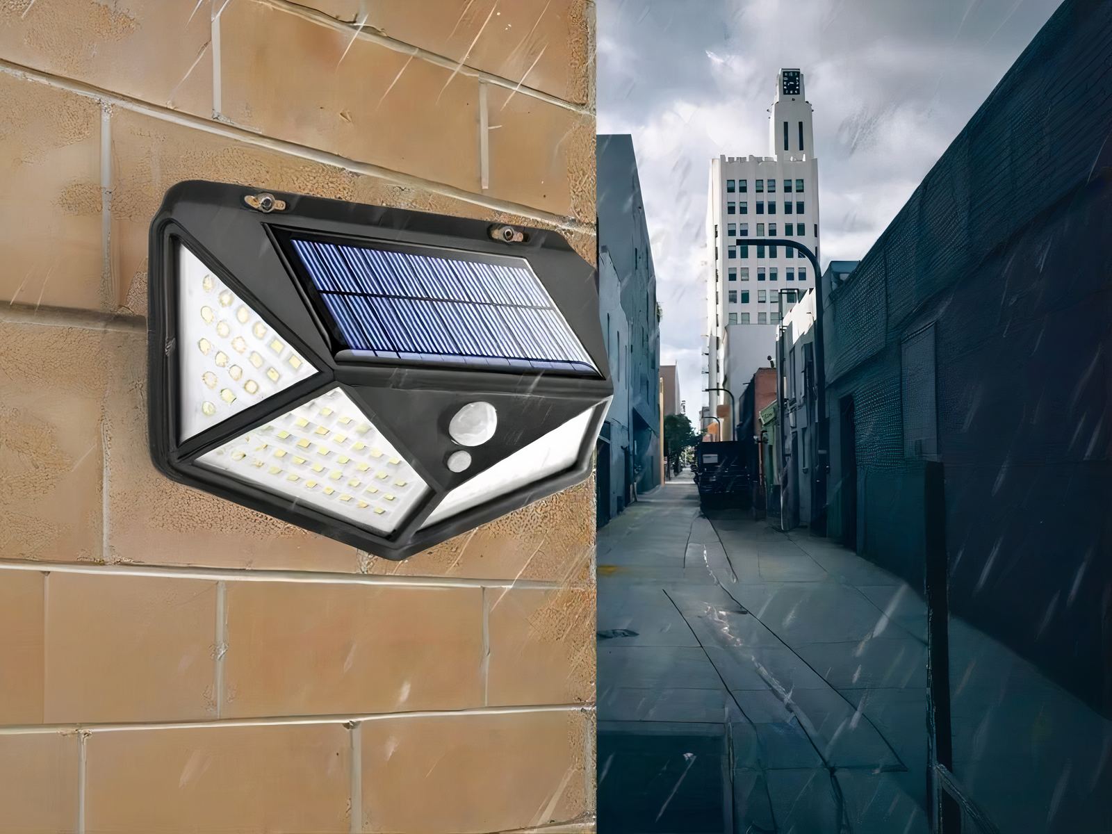 Projecteur extérieur LED avec détecteur étanche et puissant