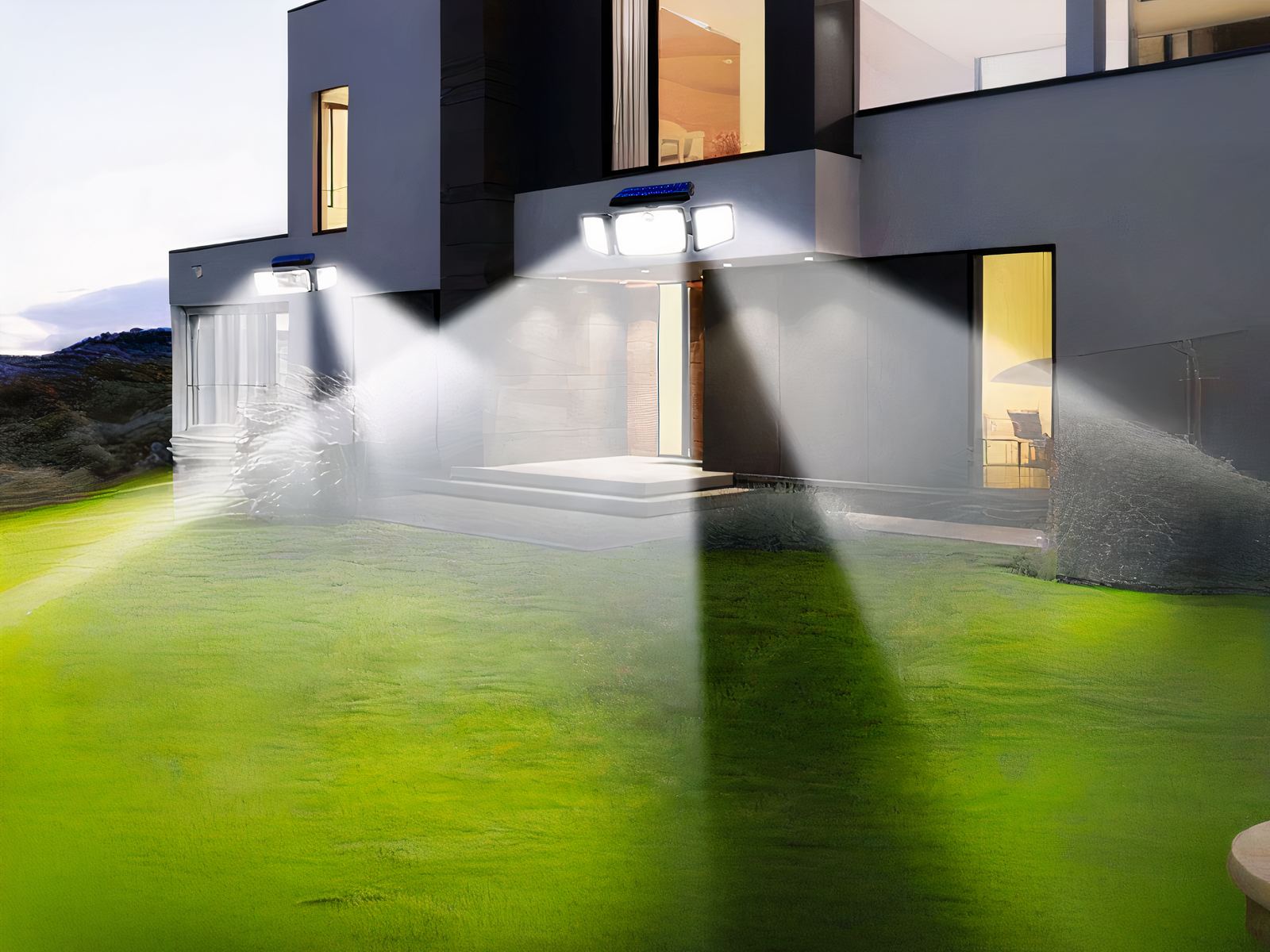 Projecteur extérieur LED puissant et imperméable