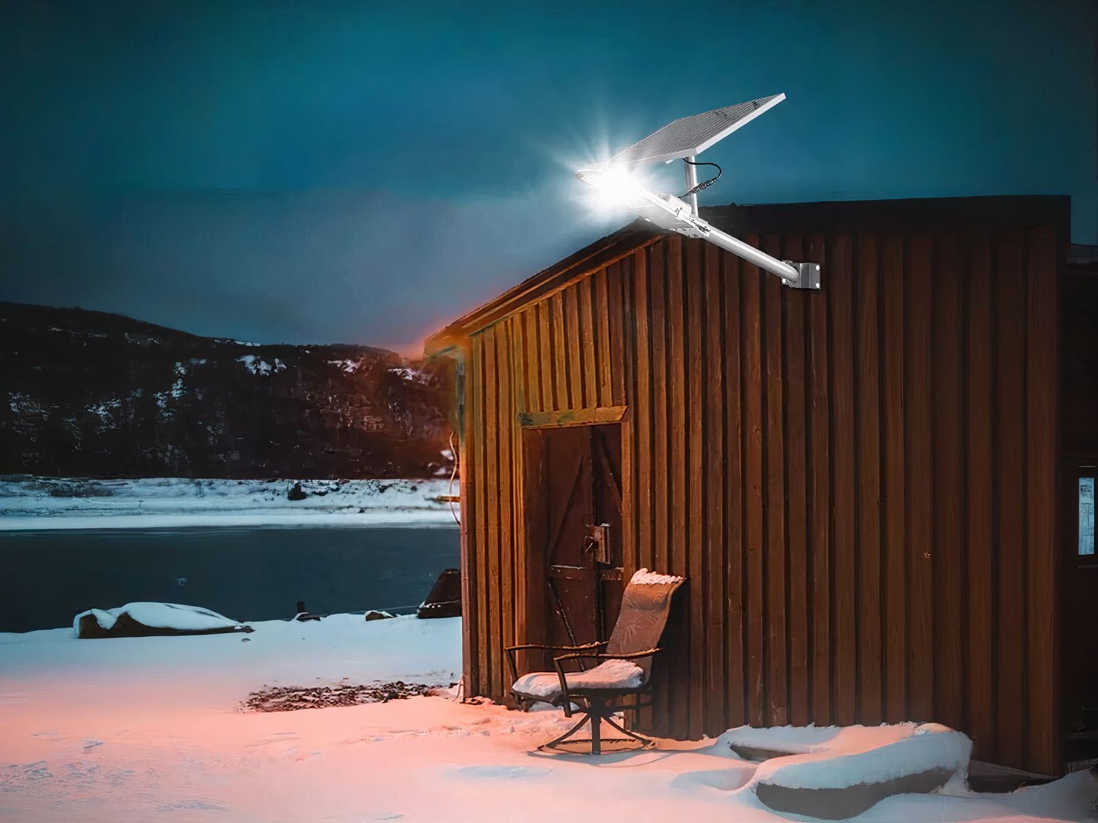 Projecteur extérieur LED puissant et pratique pour jardin