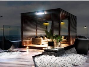 Projecteur extérieur LED solaire détecteur de mouvement