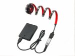 Ruban LED à pile 2m réglable et ajustable sur fond blanc