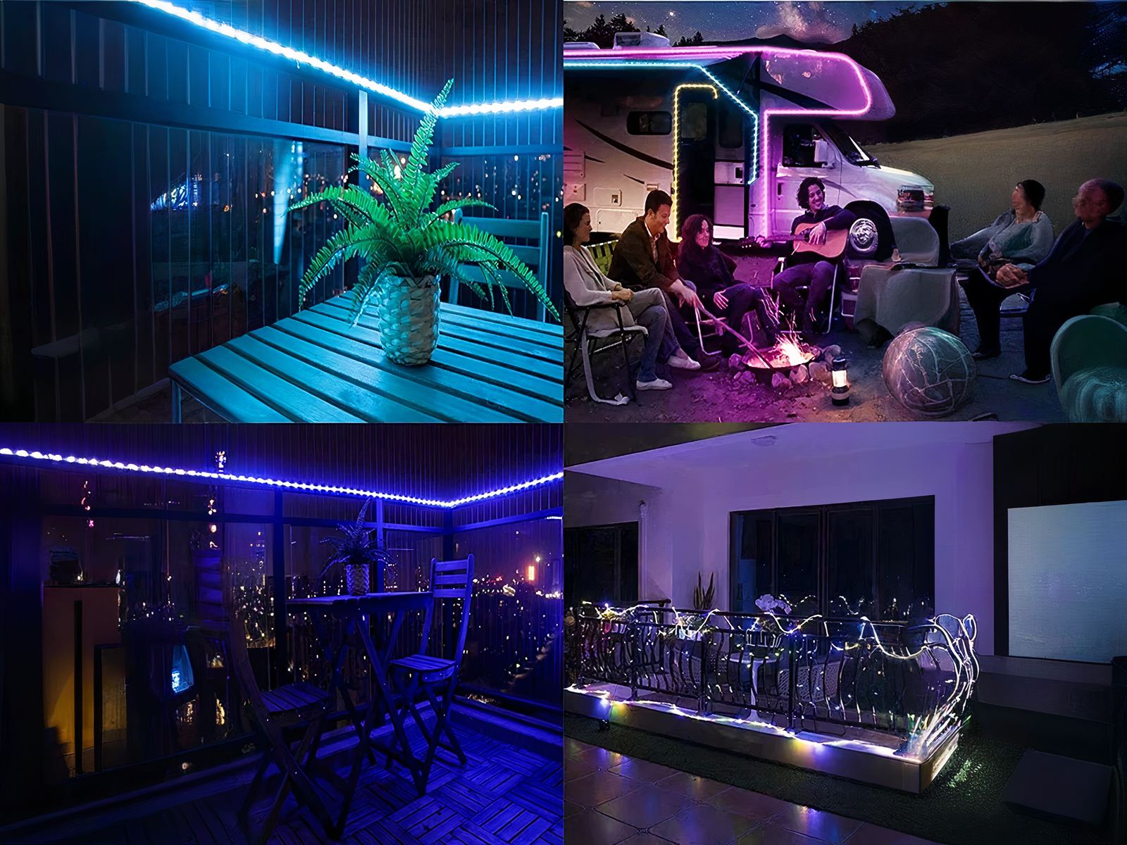 Ruban LED à pile 5m de décoration chic et moderne