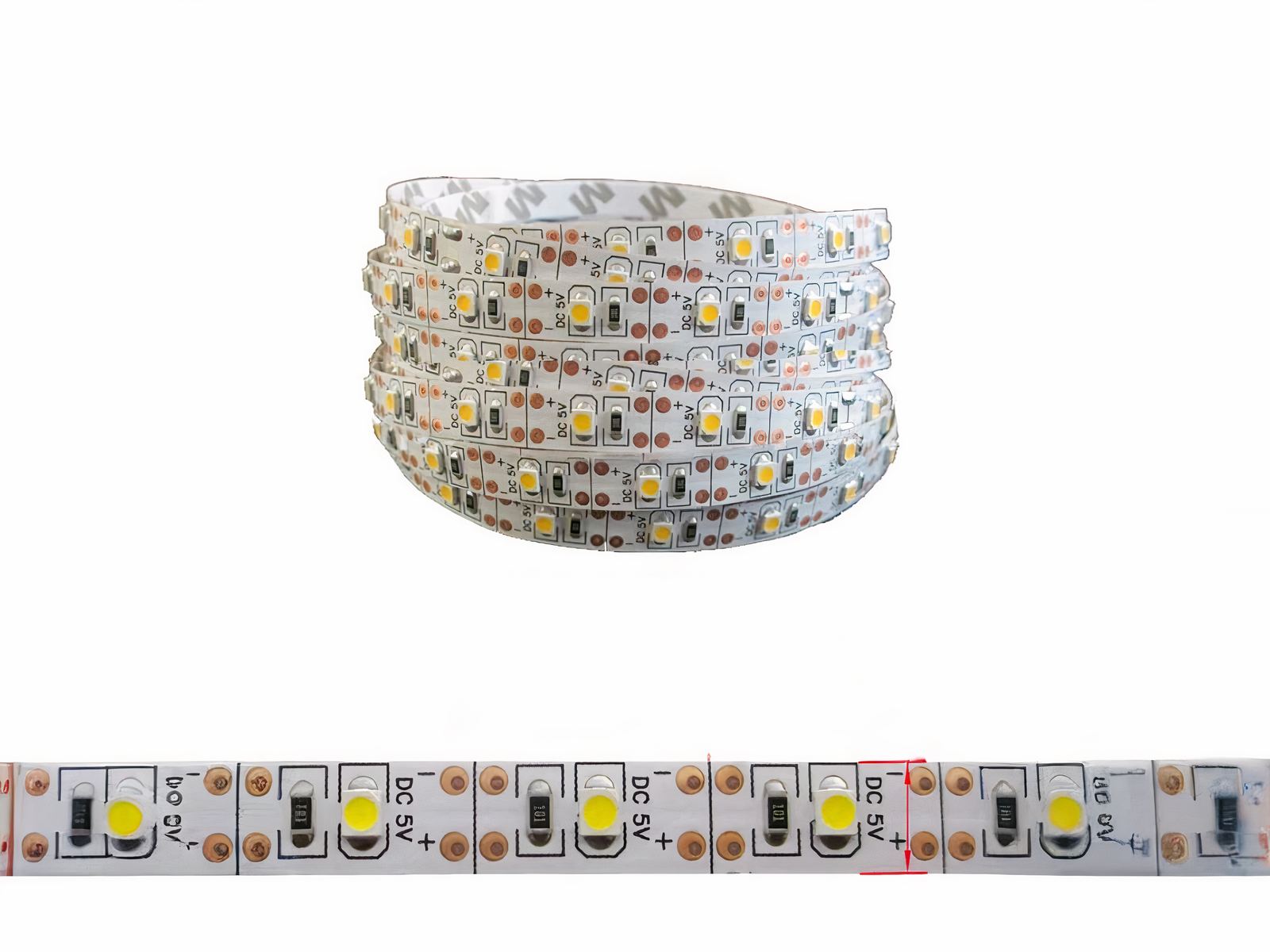 Ruban LED à pile 5m pratique et polyvalent