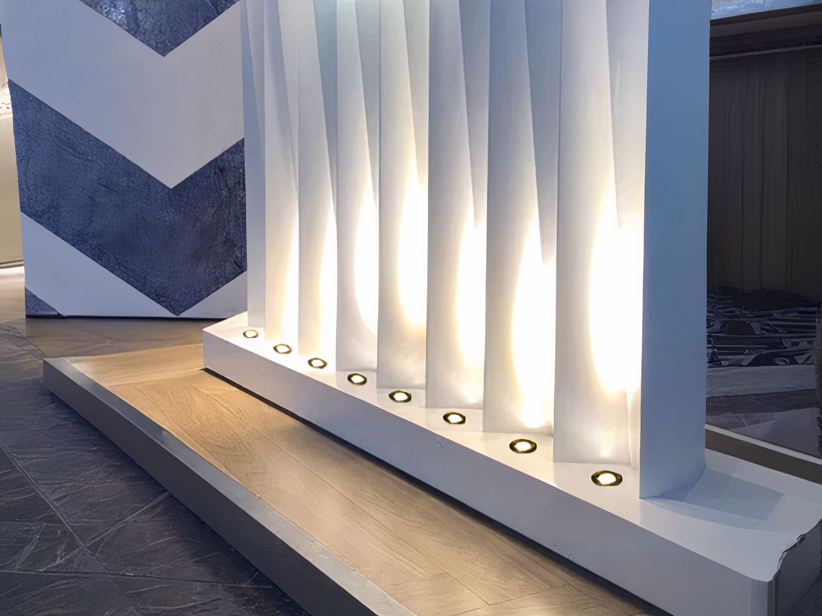 Spot LED encastrable noir moderne et élégant